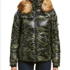 S13 Kylie Down Puffer Jacket w/ Faux Fur Hood